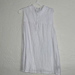 Torrid White Textured Tank Top